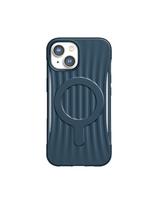 Raptic X-Doria Clutch Built Case iPhone 14 dėklas su MagSafe galiniu dangteliu mėlynos spalvos