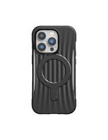 Raptic X-Doria Clutch Built Case iPhone 14 Pro dėklas su MagSafe galiniu dangteliu juodu