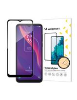 Wozinsky itin patvarus Full Glue grūdintas stiklas visam ekranui su rėmeliu Case Friendly TCL 306 juodas