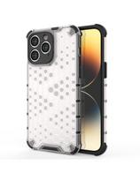 Korinis iPhone 14 Pro dėklas, šarvuotas hibridinis dangtelis, skaidrus