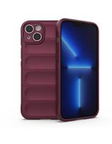 Magic Shield Case dėklas iPhone 14 Plus, lankstus šarvuotas dangtelis, bordo spalvos