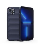 Magic Shield Case iPhone 14 Plus, lankstus, šarvuotas dangtelis, tamsiai mėlynas