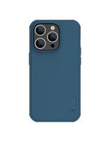 Nillkin Super Frosted Shield Pro dėklas, skirtas iPhone 14 Pro Max galinio dangtelio mėlynos spalvos