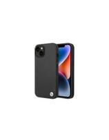 BMW Signature Logo Imprint MagSafe dėklas iPhone 14 Plus - juodas