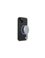 BMW Silicone Signature Logo MagSafe dėklas iPhone 14 Plus - juodas