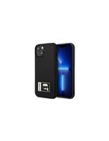Karl Lagerfeld Ikonik Patch dėklas iPhone 13 mini - juodas