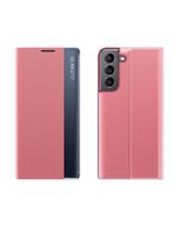 Naujas „Sleep Case“ dėklas, skirtas „Samsung Galaxy S23+“ dangteliui su atvartu, rožinės spalvos stovu