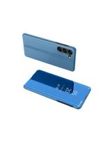 Clear View Case dėklas, skirtas Samsung Galaxy S23+ dangteliu su mėlynu atvartu