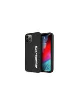 AMG Silicone Big Logo dėklas, skirtas iPhone 12 Pro Max - juodas