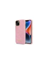 Guess Croco Collection dėklas iPhone 14 Plus - rožinis