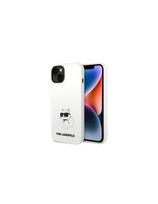 Karl Lagerfeld Silicone Choupette dėklas iPhone 14 Plus - baltas