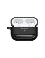 Spigen Rugged Armor dėklas, skirtas Apple AirPods Pro 1/ 2 – matinė juoda