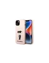 Karl Lagerfeld Silicone Ikonik dėklas iPhone 14 Plus - rožinis