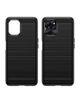 Anglies dėklas, skirtas Realme 10 5G / Realme 9i 5G lankstus silikoninis anglies dangtelis juodas