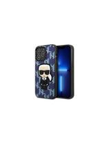 Karl Lagerfeld Monogram Ikonik Patch dėklas, skirtas iPhone 13 Pro / iPhone 13 - mėlynas