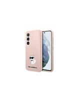Karl Lagerfeld Silicone Choupette dėklas, skirtas Samsung Galaxy S23+ - rožinis