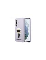 Karl Lagerfeld Silicone Ikonik dėklas Samsung Galaxy S23+ - violetinis