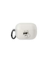 Karl Lagerfeld Ikonik Choupette dėklas, skirtas AirPods Pro 2 - skaidrus