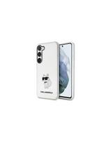 Karl Lagerfeld Ikonik Choupette dėklas Samsung Galaxy S23+ - skaidrus
