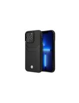 BMW odinis kortelių lizdo dėklas iPhone 14 Pro Max - juodas