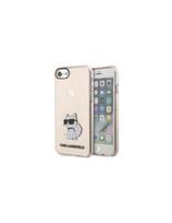 Karl Lagerfeld Ikonik Choupette dėklas, skirtas iPhone 7 / 8 / SE 2020 / SE 2022 - rožinis