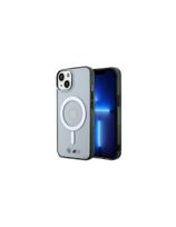 BMW Silver Ring MagSafe dėklas iPhone 14 Plus - skaidrus