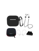 AirPods 3 silikono dėklo rinkinys + dėklas / ausies kabliukas / kaklo dirželis / laikrodžio dirželio laikiklis / karabin...