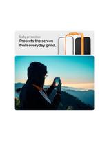 Spigen ALM Glass FC grūdintas stiklas skirtas iPhone 15 - juodas 2 vnt.