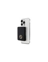 Guess MagSafe 4G Strassed Metal Logo indukcinis maitinimo blokas 15W 5000mAh - juodas