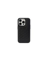 Audi GT Sintetinės odos dėklas iPhone 15 Pro - juodas