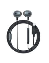 Acefast L1 į ausis įdedamos ausinės su Lightning jungtimi, mikrofonu ir nuotolinio valdymo pulteliu 1,2 m - juodos