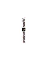 Hello Kitty Silicone Tags Graffiti dirželis Apple Watch 38/40/41mm – smėlio spalvos