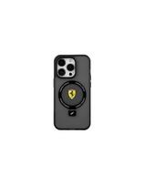 Ferrari Ring Stand 2023 Collection MagSafe dėklas, skirtas iPhone 15 Plus / 14 Plus – juodas
