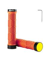 Rockbros 40720007004 dviračio rankenos su atšvaitu - oranžinė