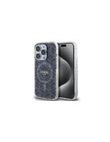 Guess IML GCube MagSafe dėklas iPhone 15 Pro - juodas