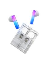 TWS Joyroom JR-TC1 IceLens serijos belaidės ausinės su LED lemputėmis – baltos