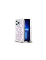DKNY Liquid Glitter Multilogo dėklas iPhone 15 Pro - rožinis