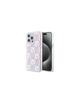 DKNY Liquid Glitter Multilogo dėklas, skirtas iPhone 15 Pro Max - rožinis