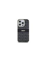 DKNY IML Mono & Stripe MagSafe dėklas, skirtas iPhone 15/14/13 – juodas