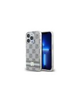DKNY IML languotas monofoninis raštas ir spausdintos juostelės MagSafe dėklas, skirtas iPhone 15 Pro - smėlio spalvos