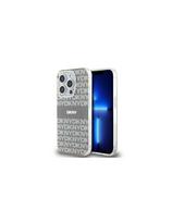 DKNY IML Mono & Stripe MagSafe dėklas iPhone 15 Pro - smėlio spalvos