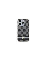DKNY IML languotas monofoninis raštas ir spausdintos juostelės MagSafe dėklas, skirtas iPhone 15 Plus / 14 Plus – juodas