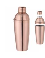 Barmeno shaker 3 vnt gėrimams ir kokteiliams Cobbler 0,8 l - varinis