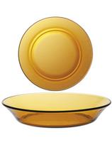 Duralex LYS AMBER gili lėkštė oranžinė 195 x 35 mm - 6 vnt