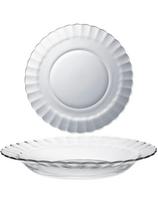 Duralex PICARDIE gili lėkštė skaidri 230 x 35 mm - 6 vnt