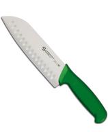 Santoku peilis su rutuliniu šlifuokliu SUPRA COLORE HACCP 180/ 310 mm - žalias