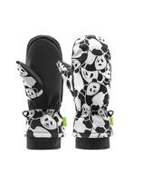 Panda Heat Slidinėjimo pirštinės be pirštų S dydis - juodos/ baltos