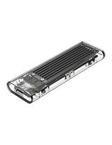 TCM2-C3 M.2 NVME USB-C 10Gb/ s disko dėklas – juodas/ permatomas