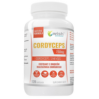 WISH Pharmaceutical Cordyceps 750 mg 120 caps