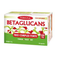 Kompleksas Betagliukanas Trio Forte, 500mg, Terezia, 30 kapsulių